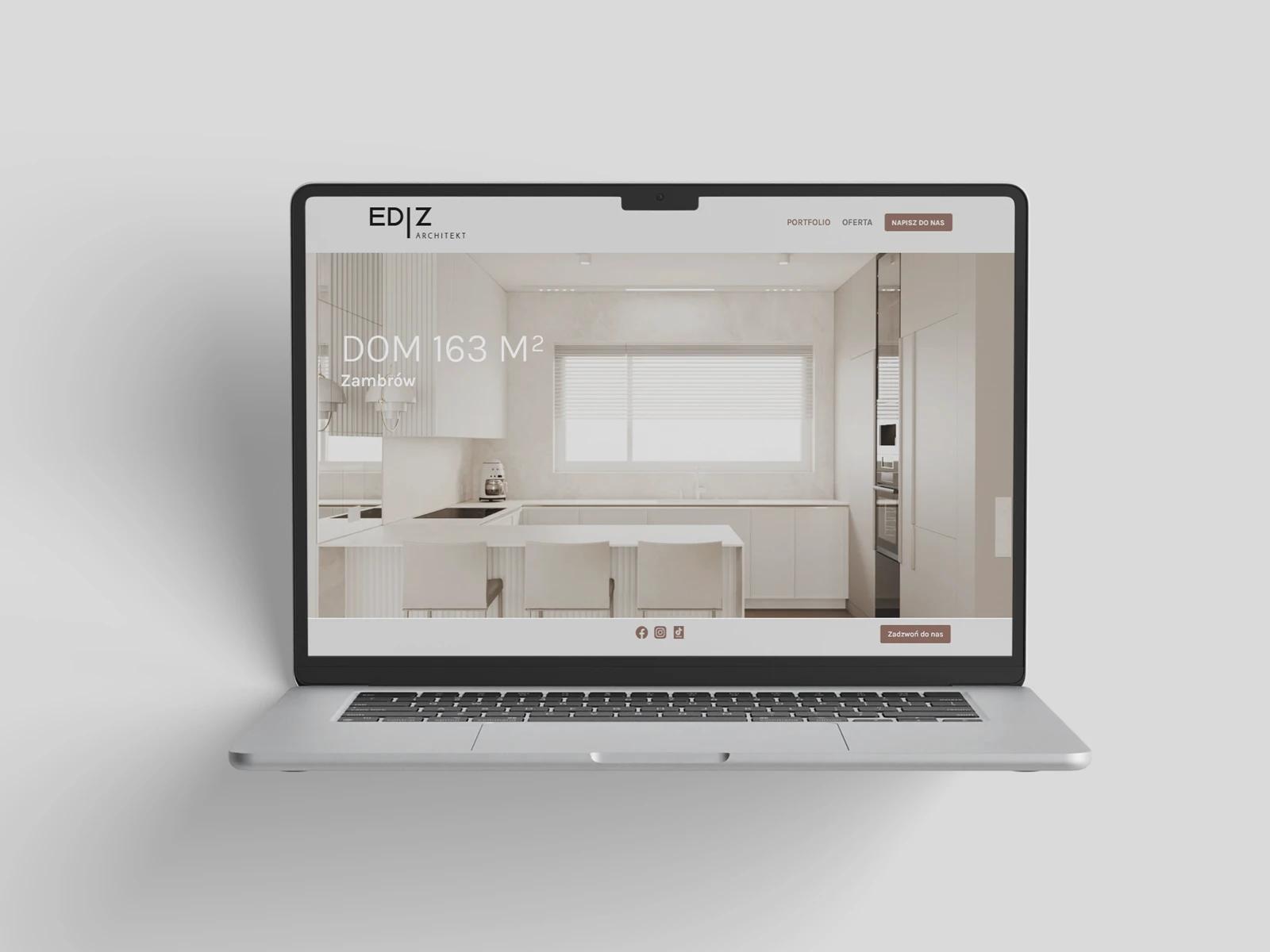 Projekt i wdrożenie nowej strony internetowej dla pracowni architektonicznej ED-Z — zdjęcie 1