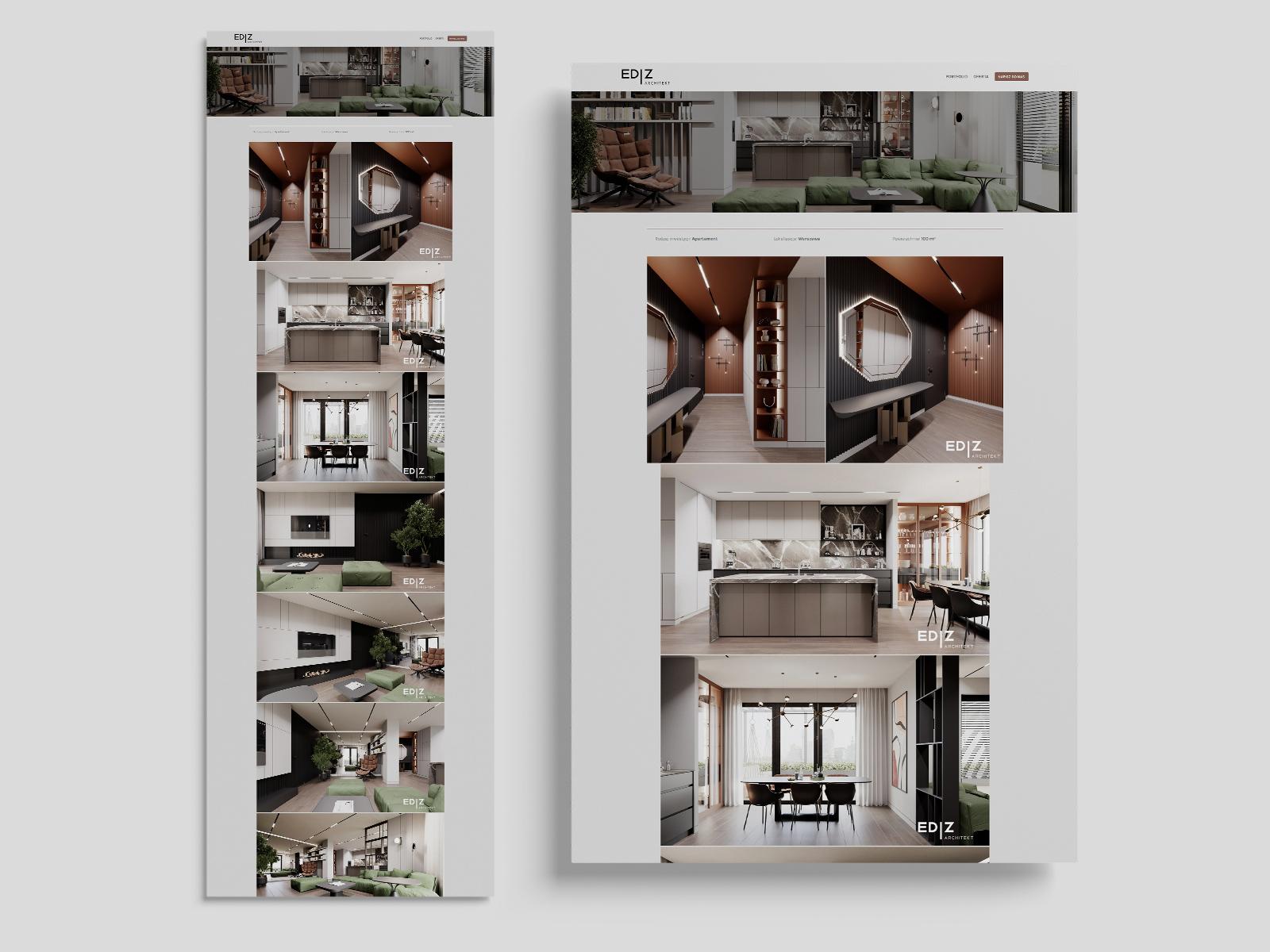 Projekt i wdrożenie nowej strony internetowej dla pracowni architektonicznej ED-Z — zdjęcie 3