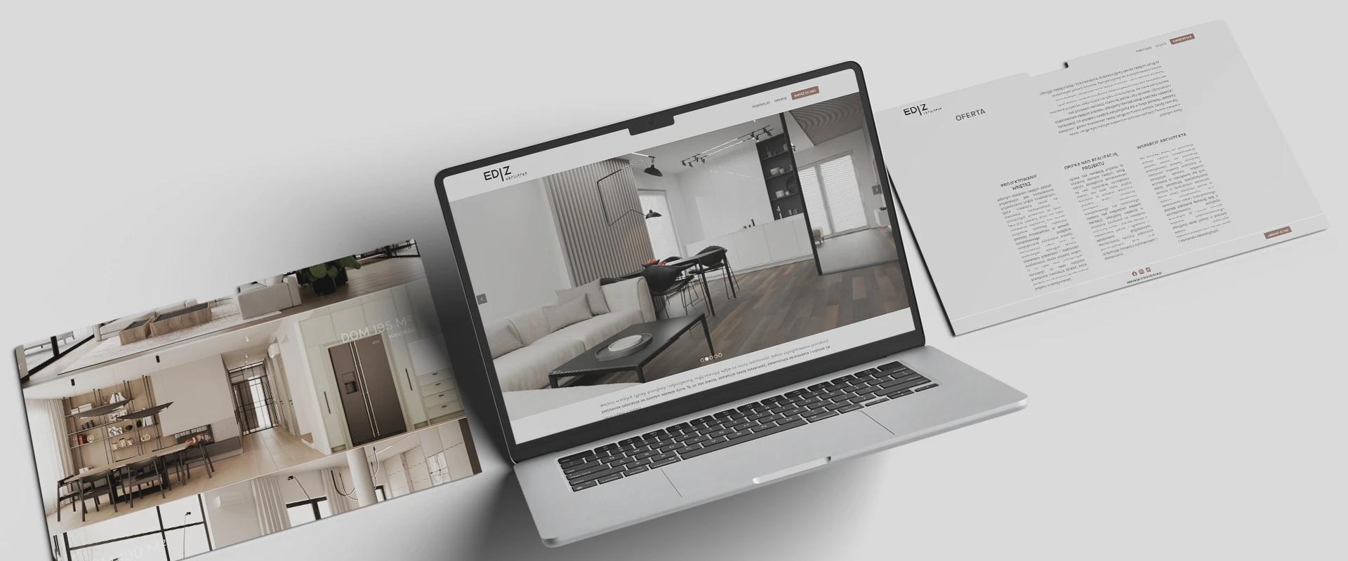 Projekt i wdrożenie nowej strony internetowej dla pracowni architektonicznej ED-Z