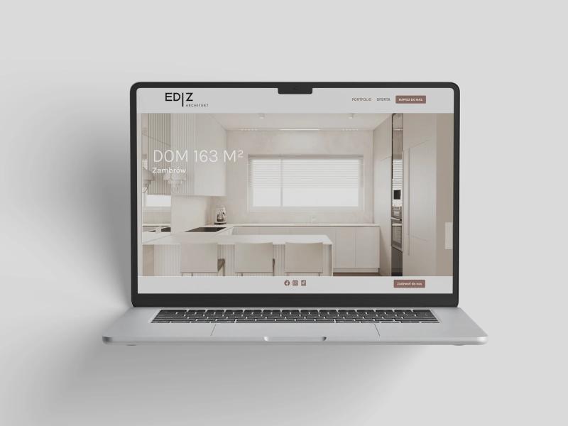 Projekt i wdrożenie nowej strony internetowej dla pracowni architektonicznej ED-Z — Strony WWW